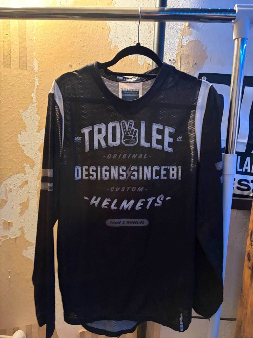 Troy Lee Designs Men's Black Long Sleeve Jersey